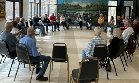 Members of the Lake Martin Support Group at their first public meeting. Image courtesy Steve Sain
